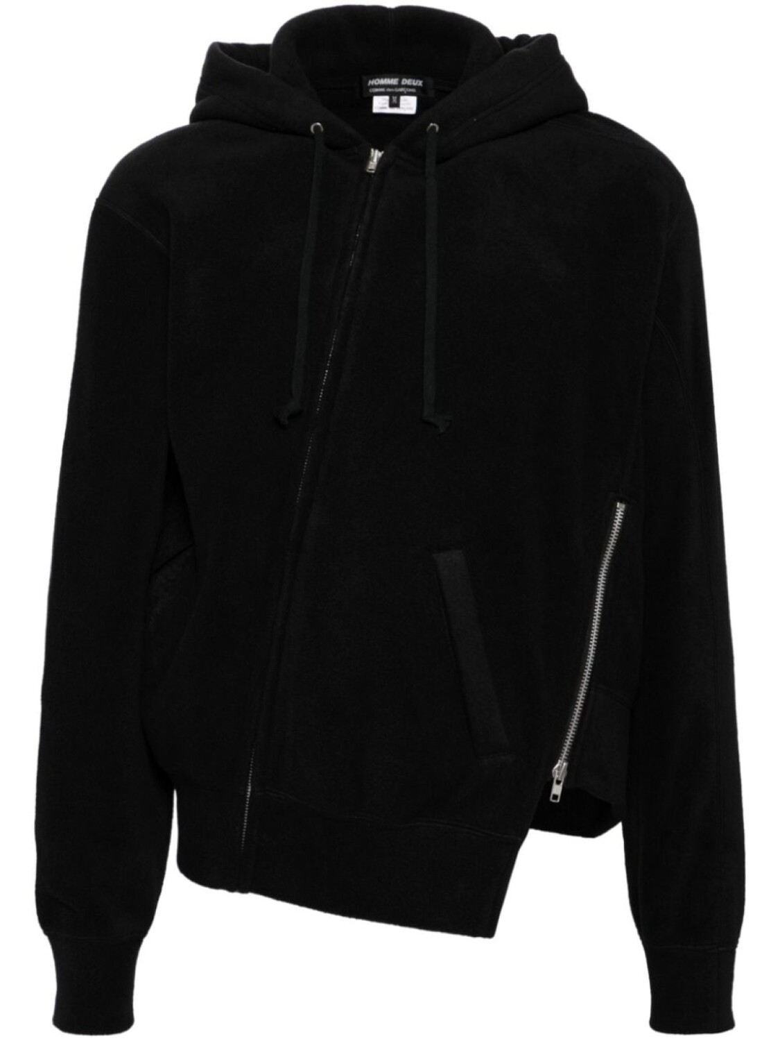 

Comme des Garçons Homme Deux куртка из овчины с капюшоном, черный