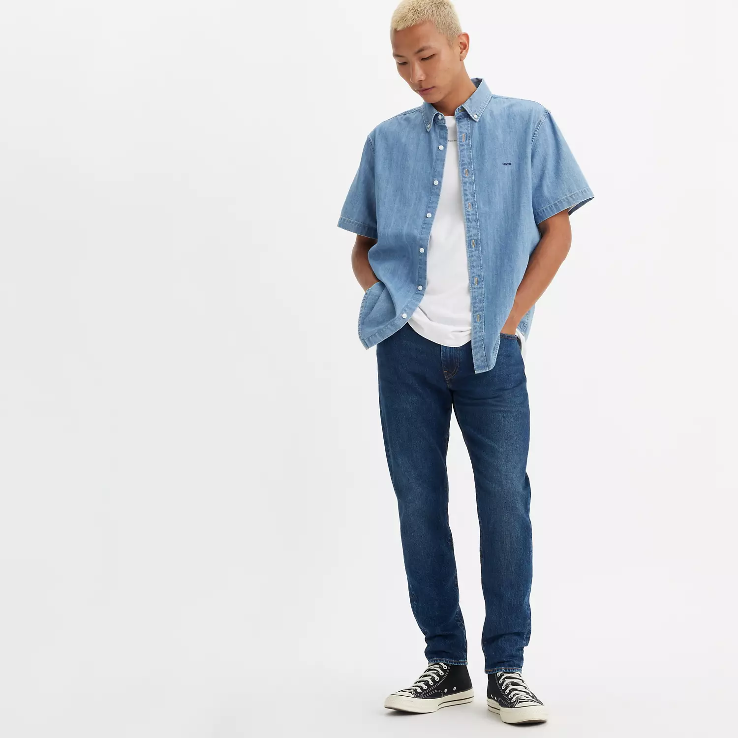 

Узкие мужские джинсы 512 зауженного кроя Levi's, цвет Jack Of All Trades - Dark Wash - Stretch