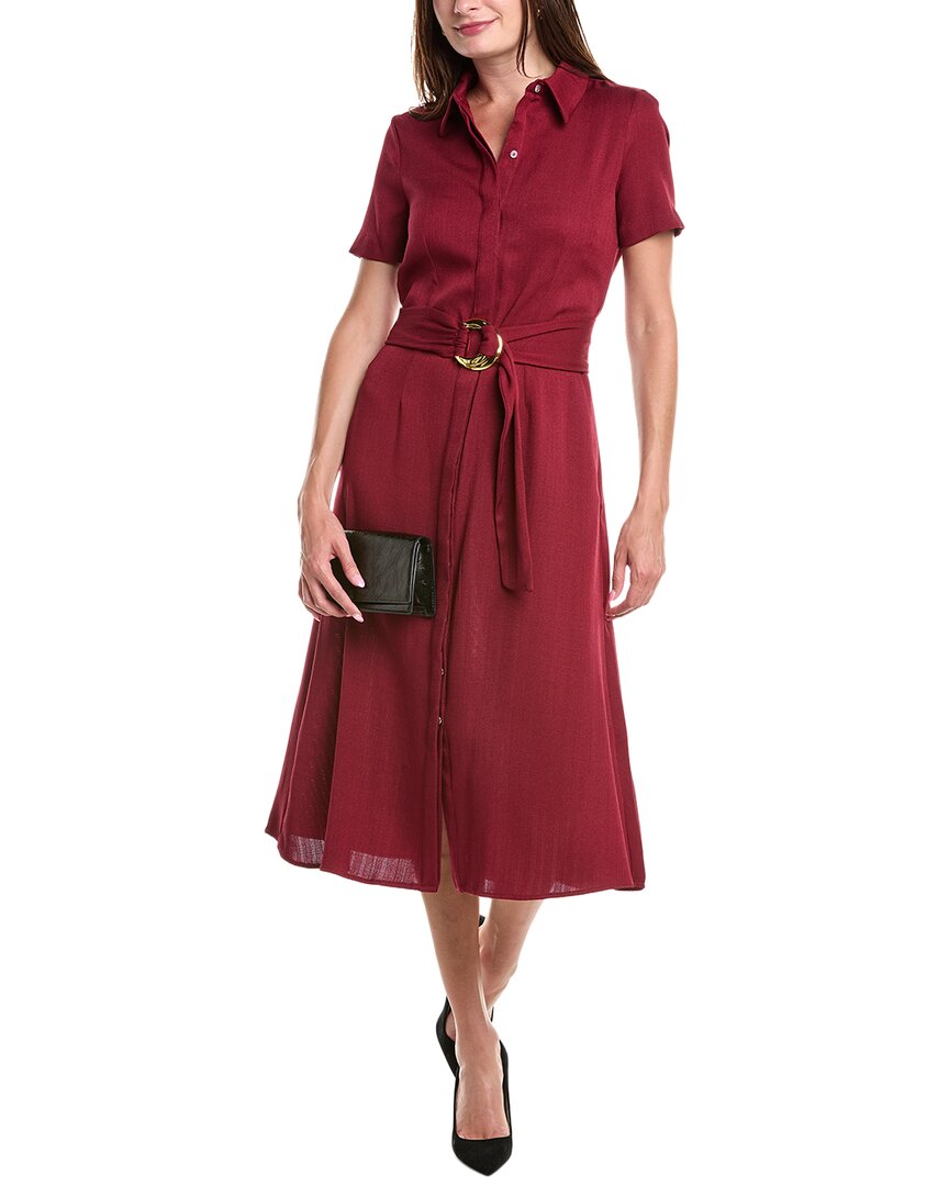 

Платье миди с поясом Julia Jordan, красный