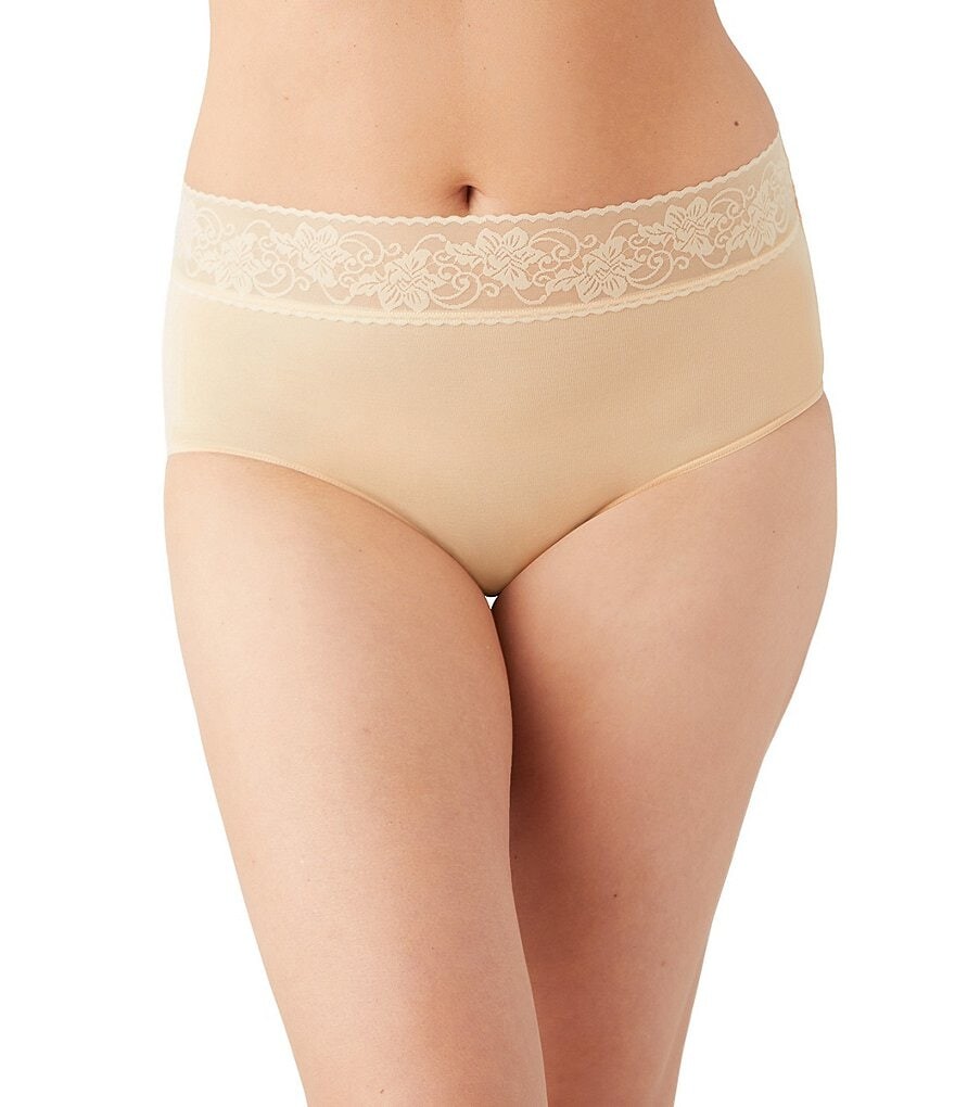 

Темно-синие кружевные трусы Waco Comfort Touch Wacoal, бежевый