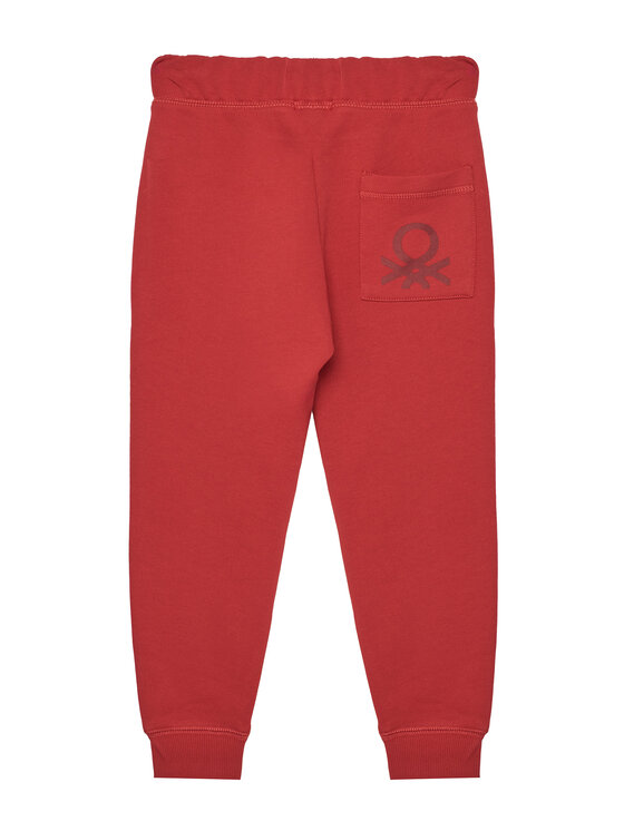 Спортивные брюки regular fit 3J68CF058 United Colors Of Benetton, красный — фото 2