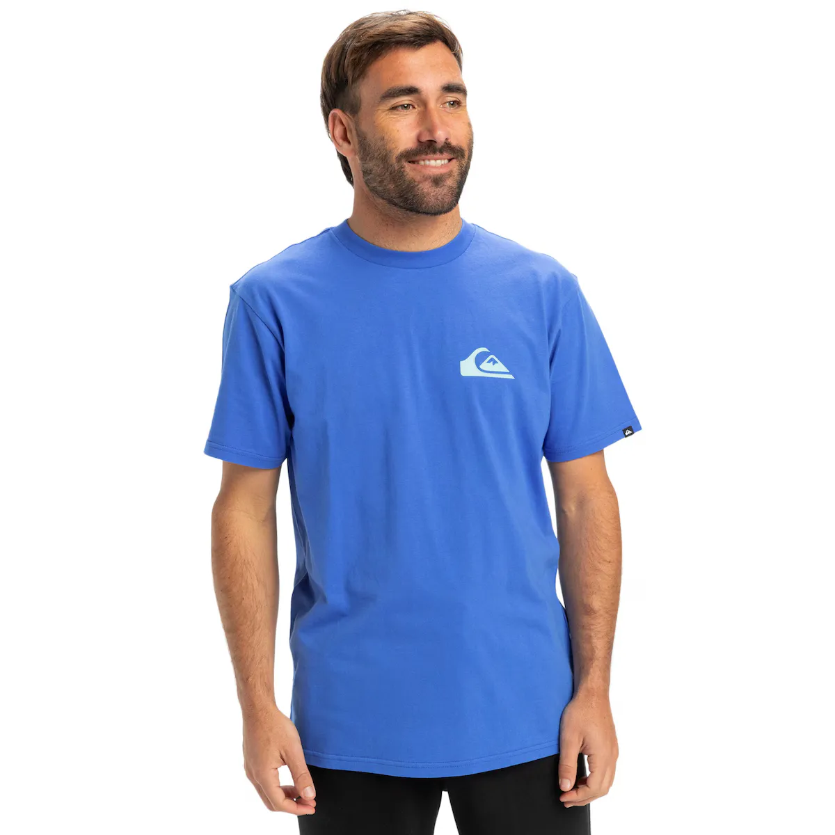 

Мужская мини-футболка Quiksilver с логотипом Ev, синий