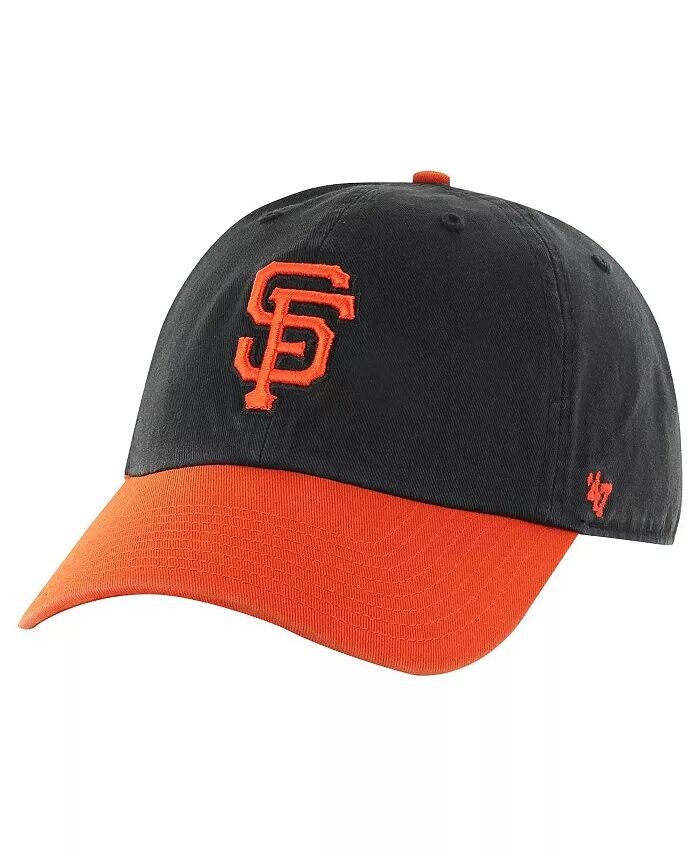 

Мужская регулируемая шляпа San Francisco Giants черного/оранжевого цвета 47 Brand '47 Brand, черный