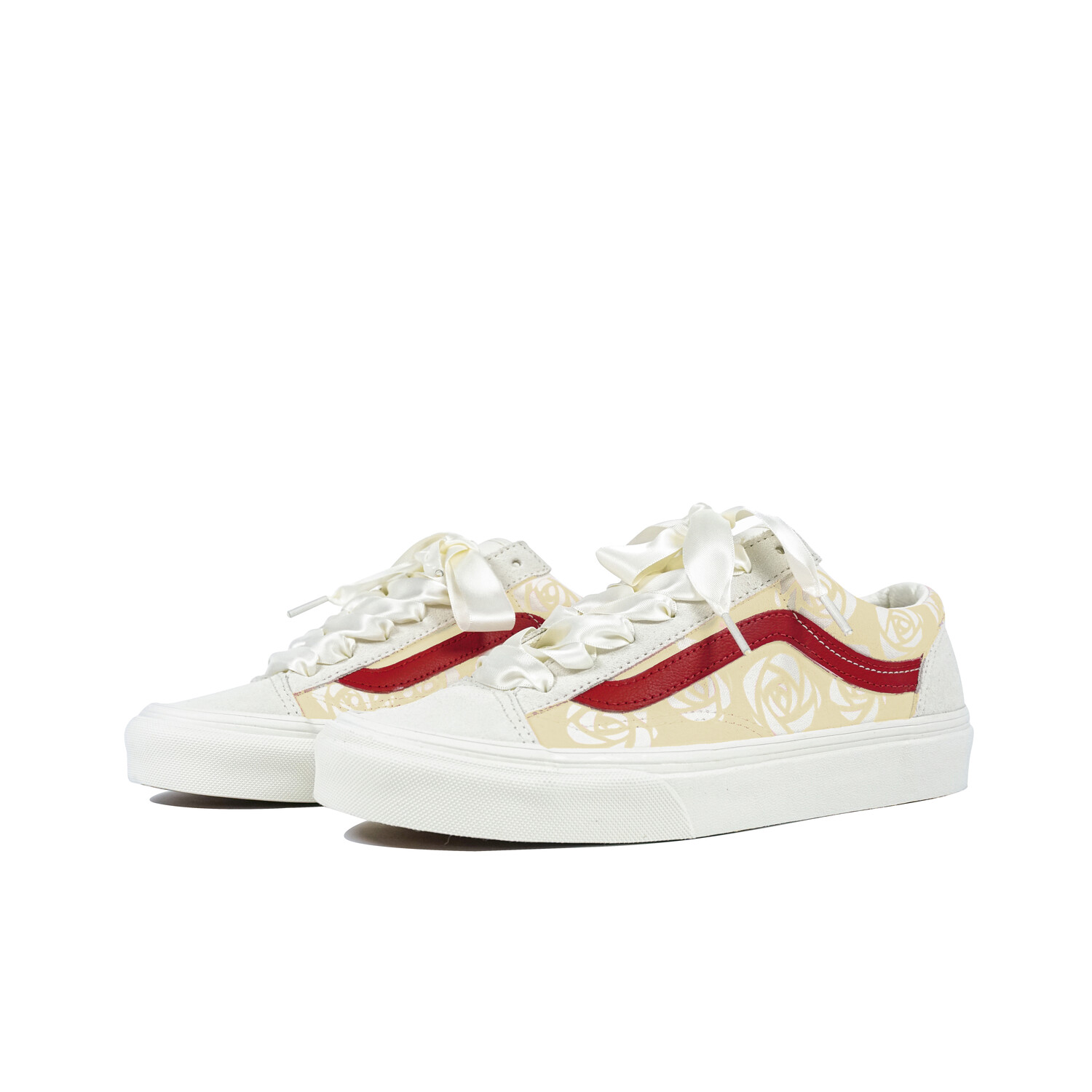 

Кроссовки Vans Style 36 Skateboarding Shoes Unisex Low-top White/yellow/red, белый