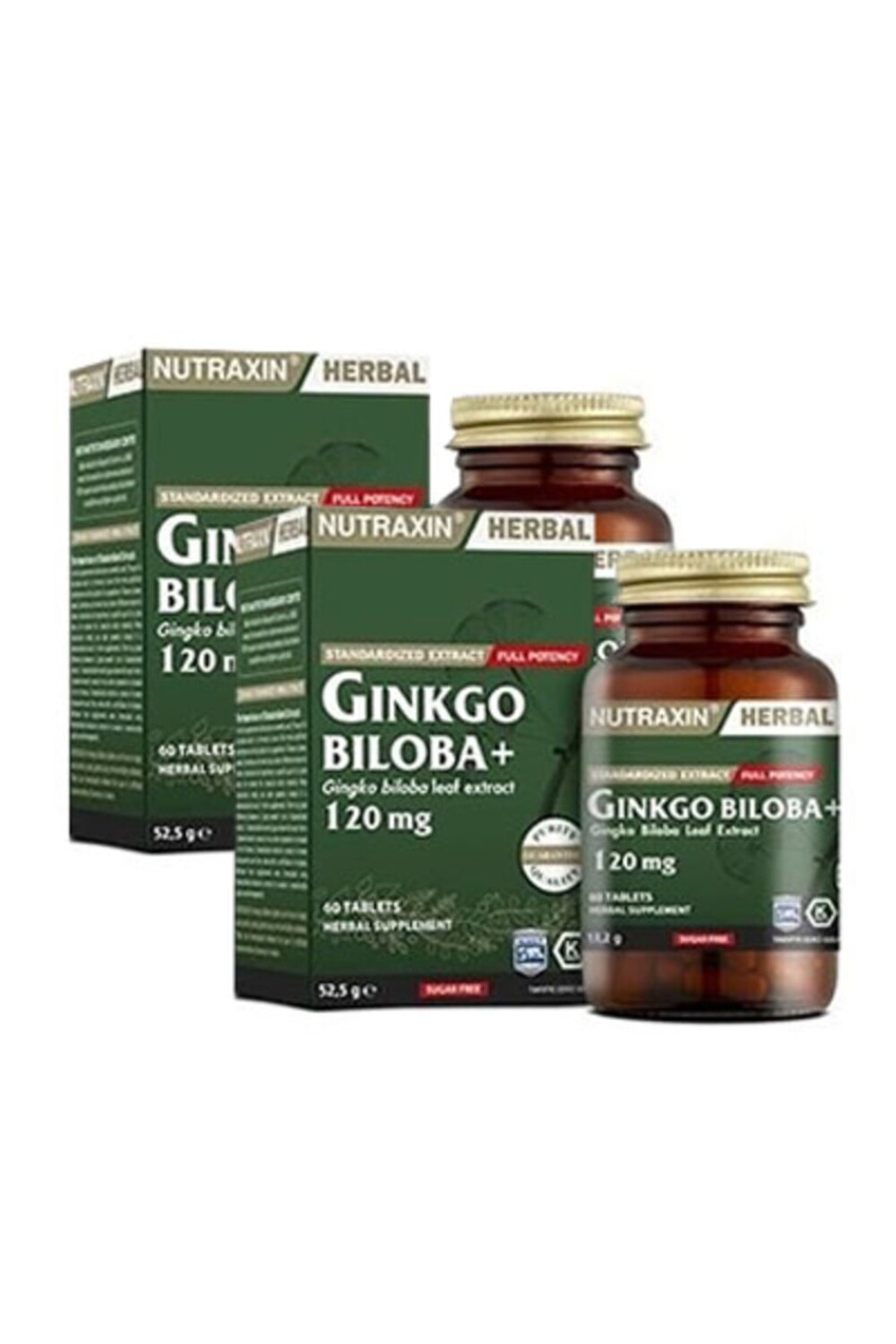 

Nutraxin Гинкго билоба 120 мг, 60 таблеток, 2 шт. в упаковке