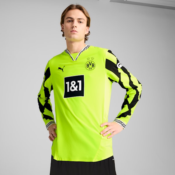 

Мужская майка Borussia Dortmund Authentic Long Sleeve Special Puma, желтый