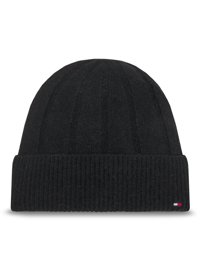 

Шапка Tommy Hilfiger Th Flag Fluffy AW0AW17779, черный