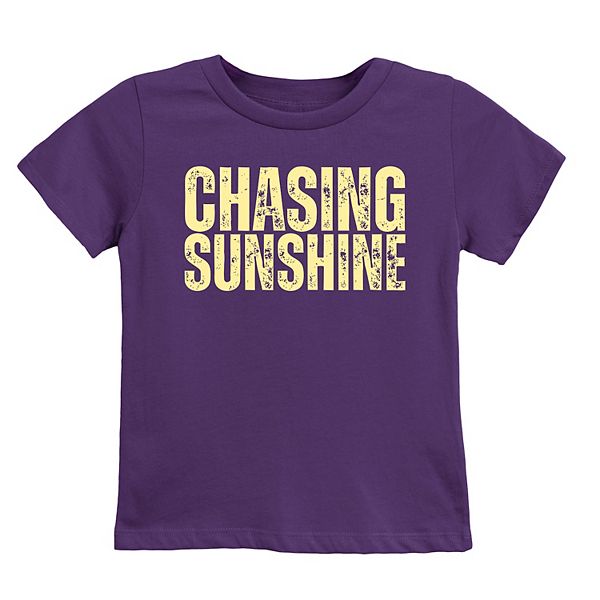 Футболка с коротким рукавом Chasing Sunshine Block Distressed Youth The Juniper Shop, Purple — фото 2
