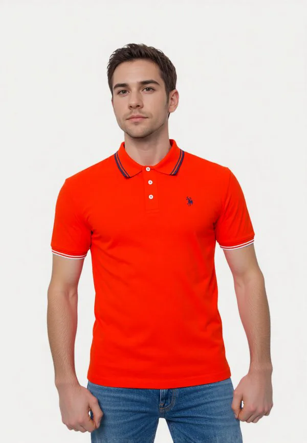 Рубашка-Поло с коротким рукавом "барни" U.S. Polo Assn., Rot