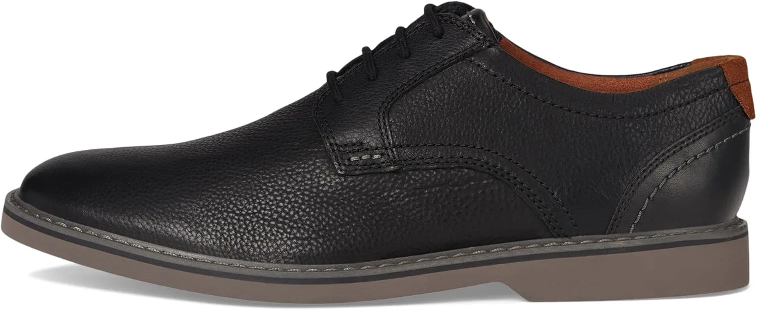 Мужские низкие оксфордские туфли Clarks Radcliff, Black Leather — фото 4
