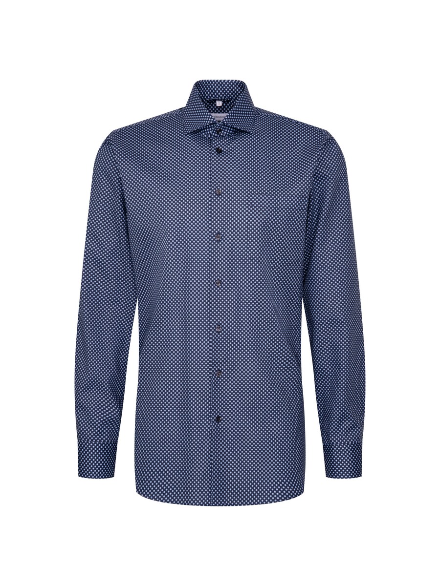 

Рубашка делового покроя Regular Fit SEIDENSTICKER, светло-синий/темно-синий