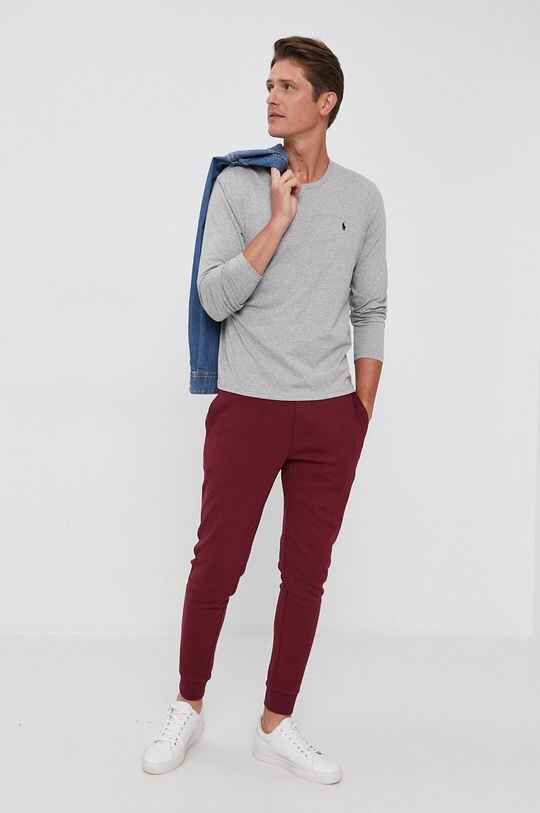 Футболка с длинным рукавом 714844759003 Polo Ralph Lauren, серый — фото 2