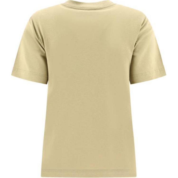Футболка Burberry Ekd Motif Crewneck, повседневная, желтый — фото 3