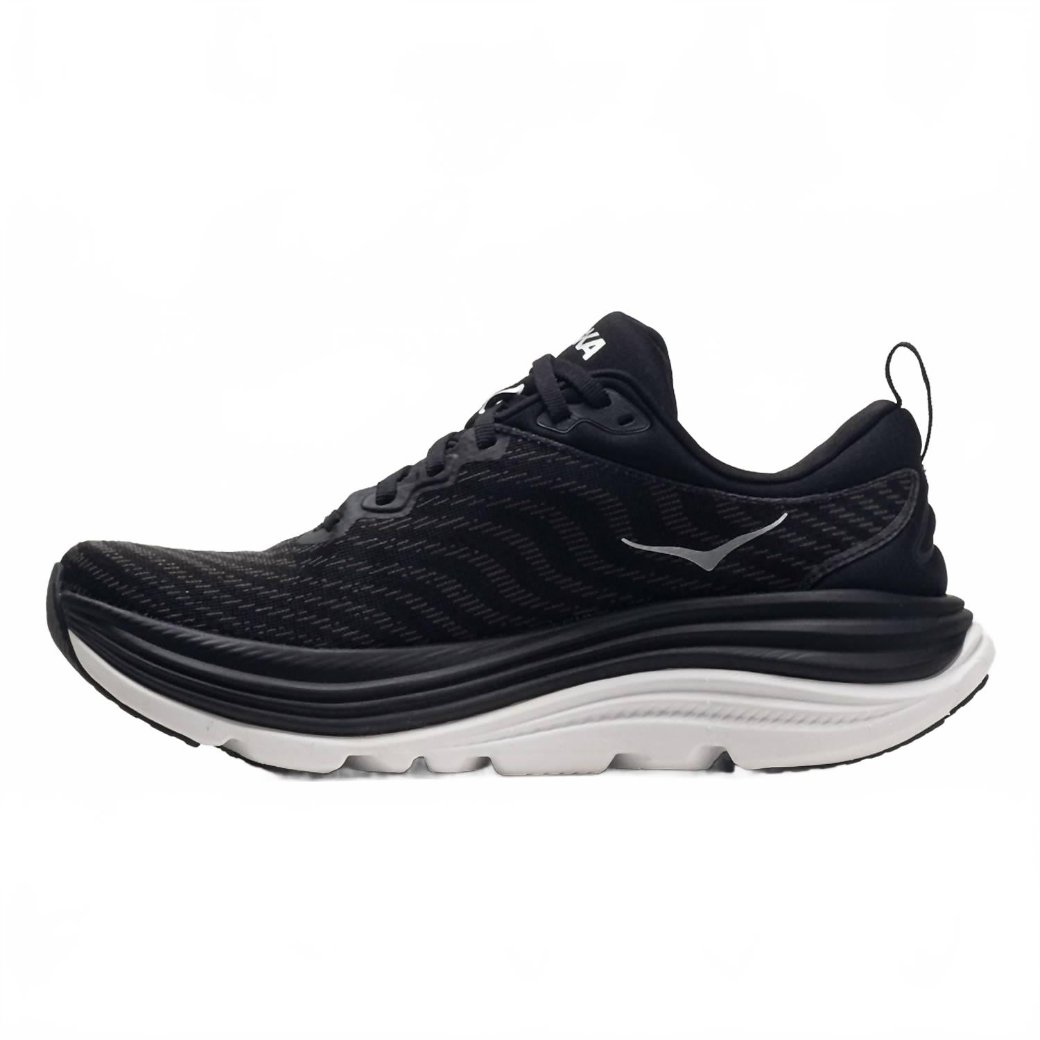 Hoka Мужские кроссовки Gaviota 5 Wide в черно-белом цвете — фото 2