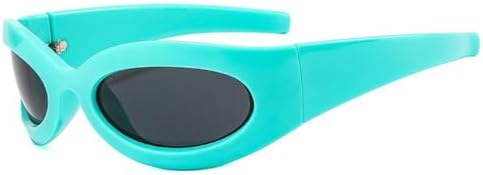 

Новые винтажные панк-спортивные женские солнцезащитные очки 2025 года, модные зеркальные очки для мужчин, солнцезащитные очки с защитой от УФ-излучения UV400 DSXLY, Blue Grey