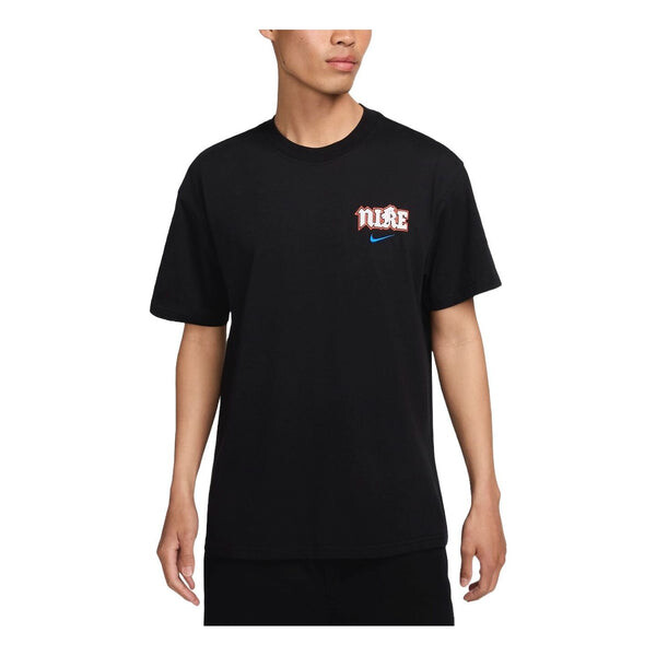 

Футболка sportswear max90 t-shirt asia sizing 'black' Nike, черный