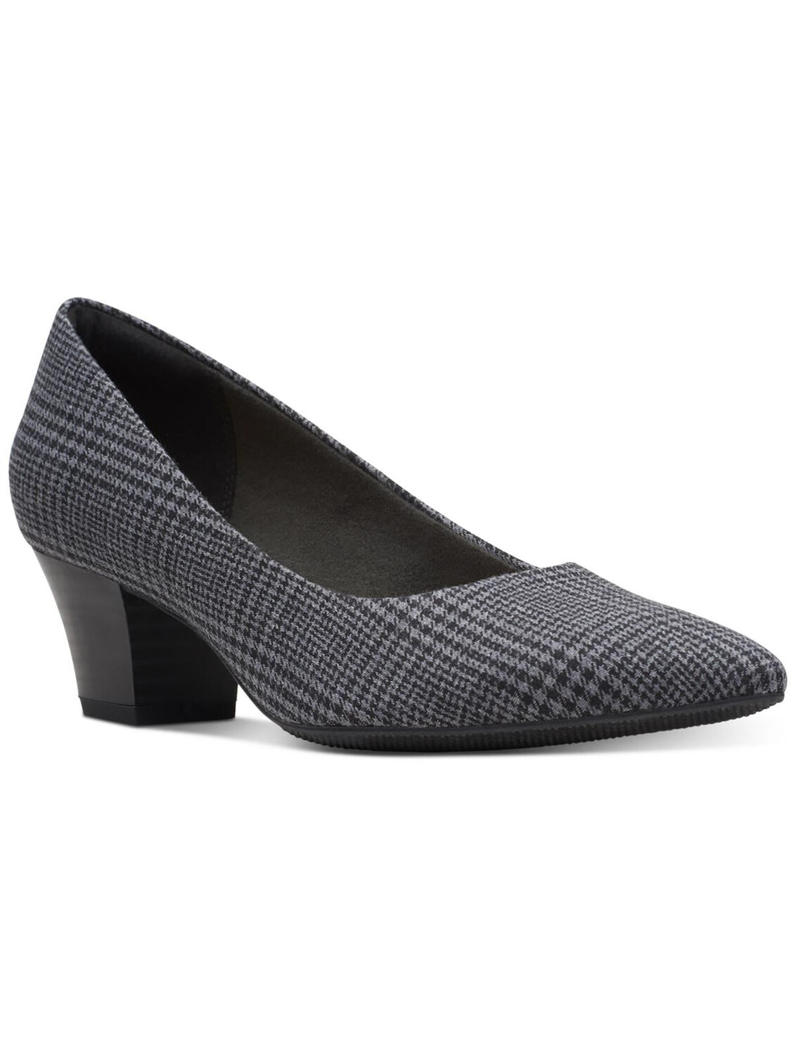 

Женские полированные туфли Teresa Step с острым носком Clarks, цвет Black Interest