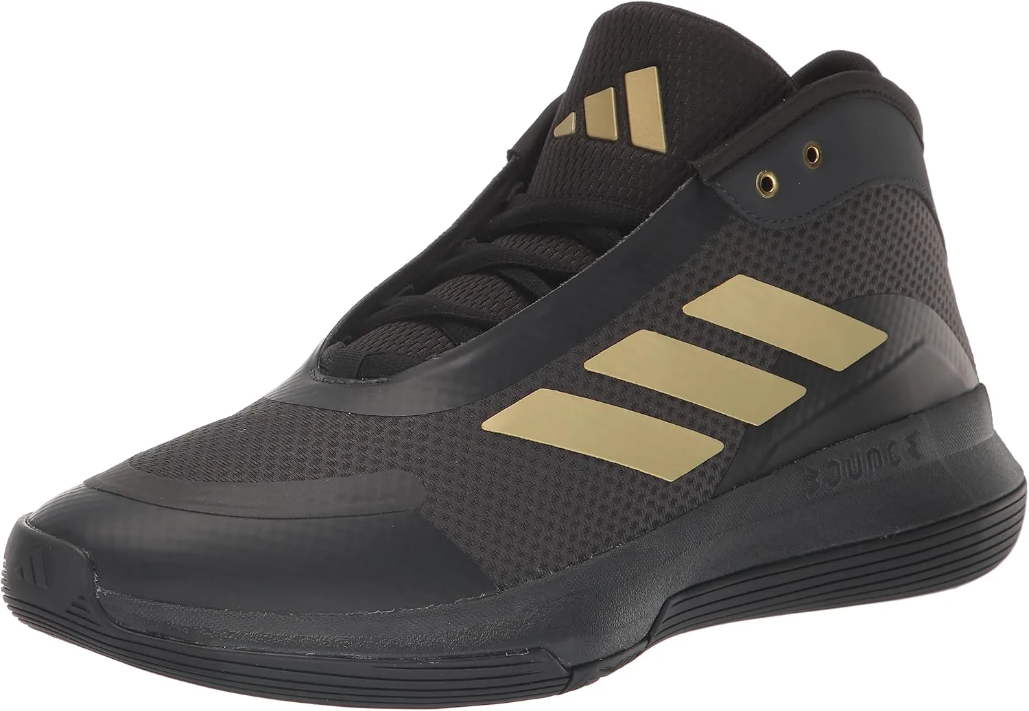 Кроссовки Adidas Bounce Legends унисекс для взрослых, металлик/черный — фото 3