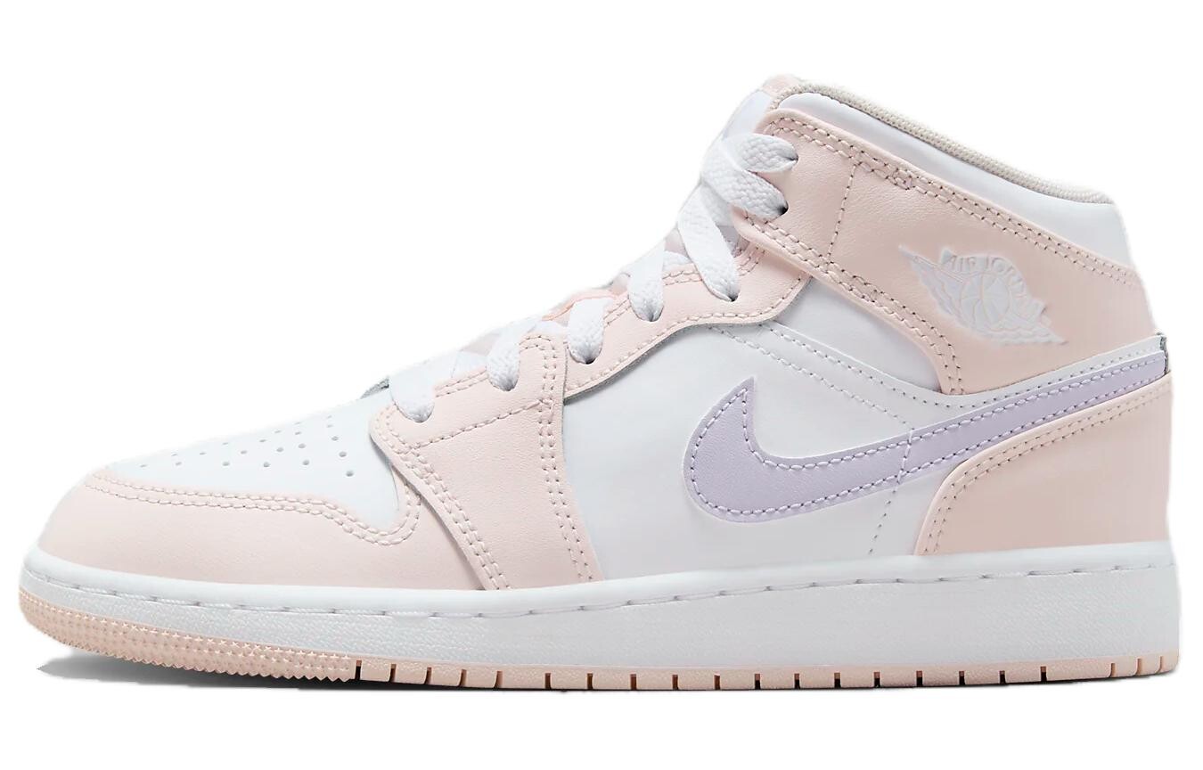 Jordan Air Jordan 1 винтажные баскетбольные кроссовки женские, Pulse Magenta/Pulse Mint/Purple Rush