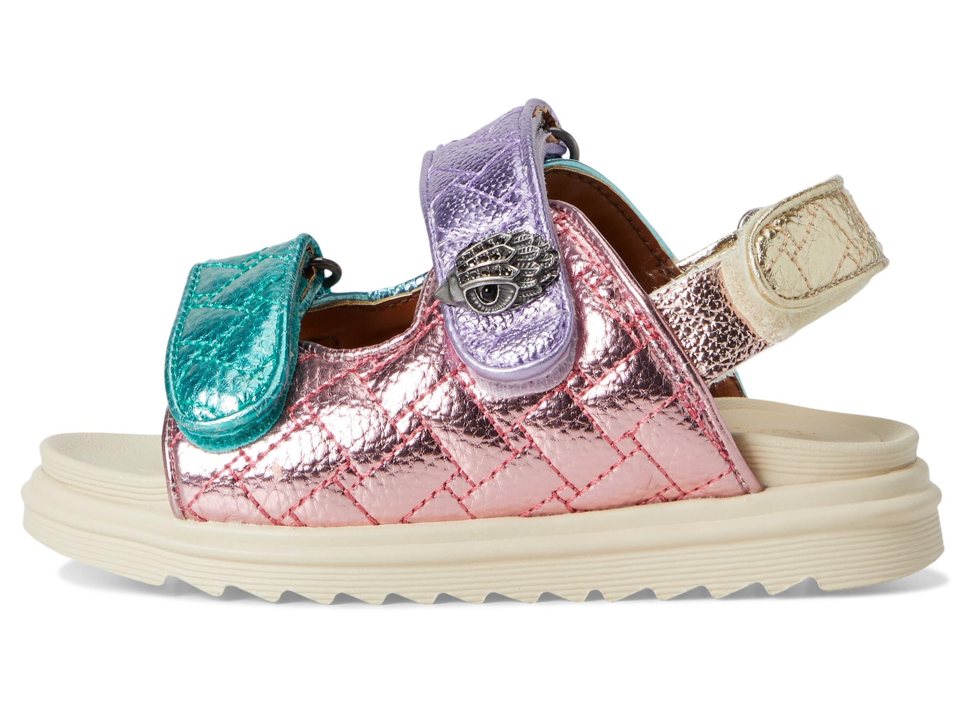 Сандалии Kurt Geiger London Kids Mini Orson, цвет Pastel Rainbow — фото 4