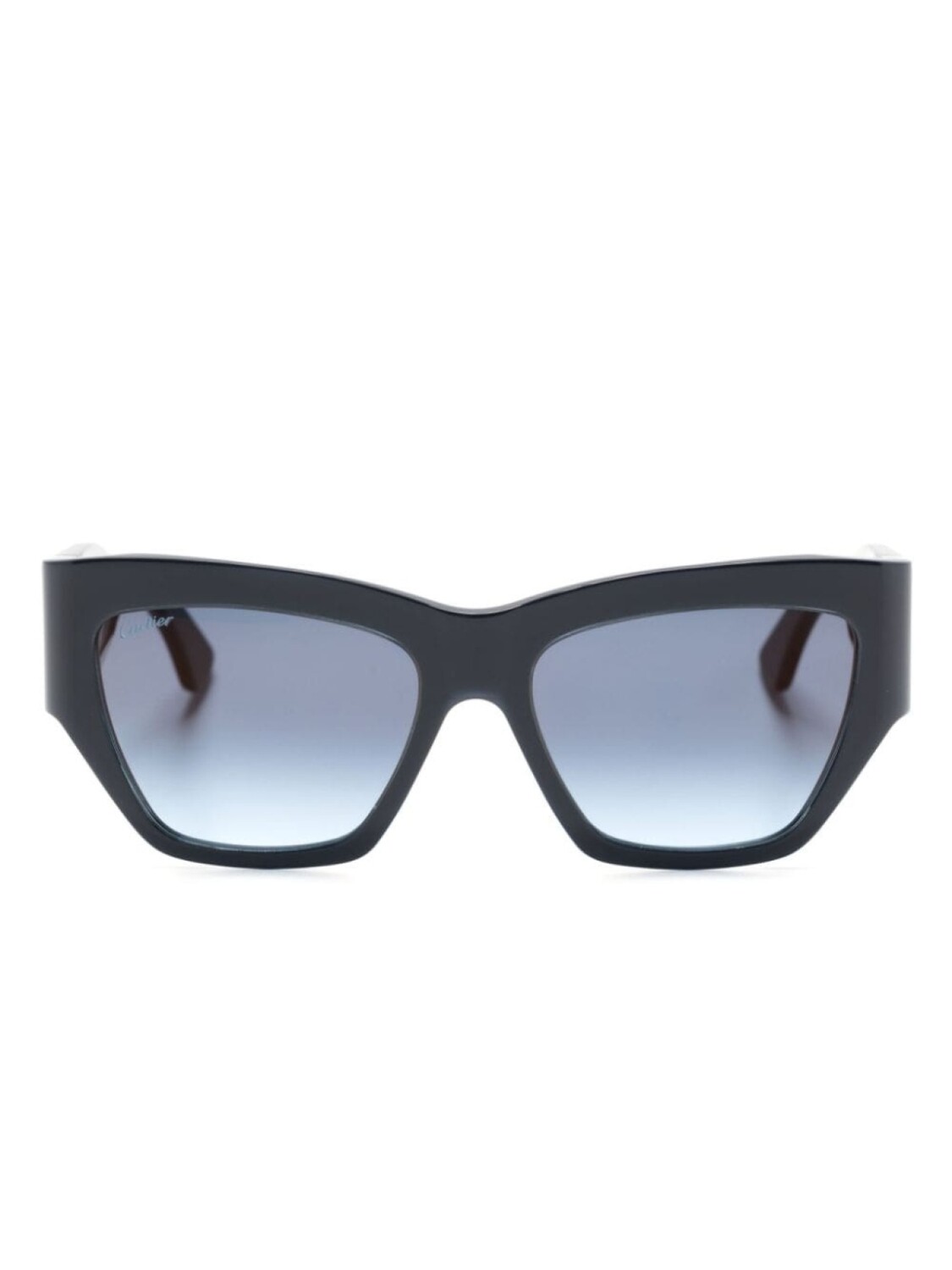 

Cartier Eyewear солнцезащитные очки в оправе 'кошачий глаз' с логотипом, синий