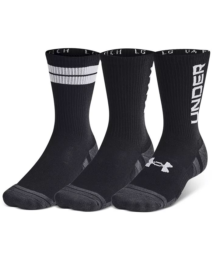 

Носки мужские Performance Tech 3-Pk. Влагоотводящие носки Under Armour, черный