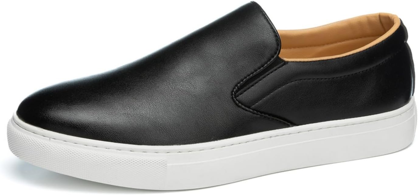 

Мужские повседневные кожаные лоферы на скольжение, удобные, легкие модные кроссовки, нескользящие балетки, классические деловые туфли для повседневной работы в офисе, прогулок, вождения, ежедневной носки, мокасины, пенни-лоферы Yrzhgdl, черный