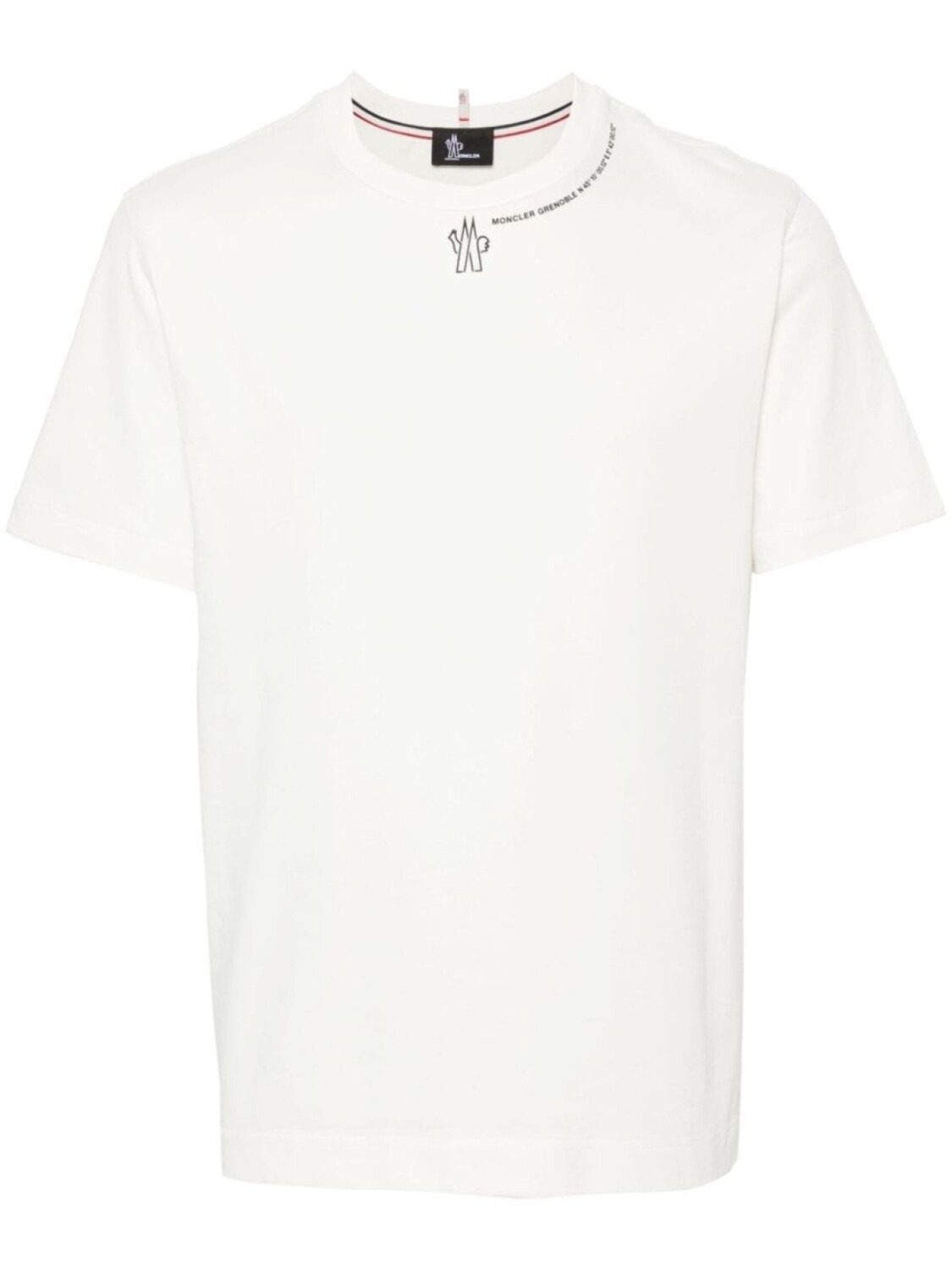 

Moncler Grenoble футболка с логотипом, нейтральный цвет