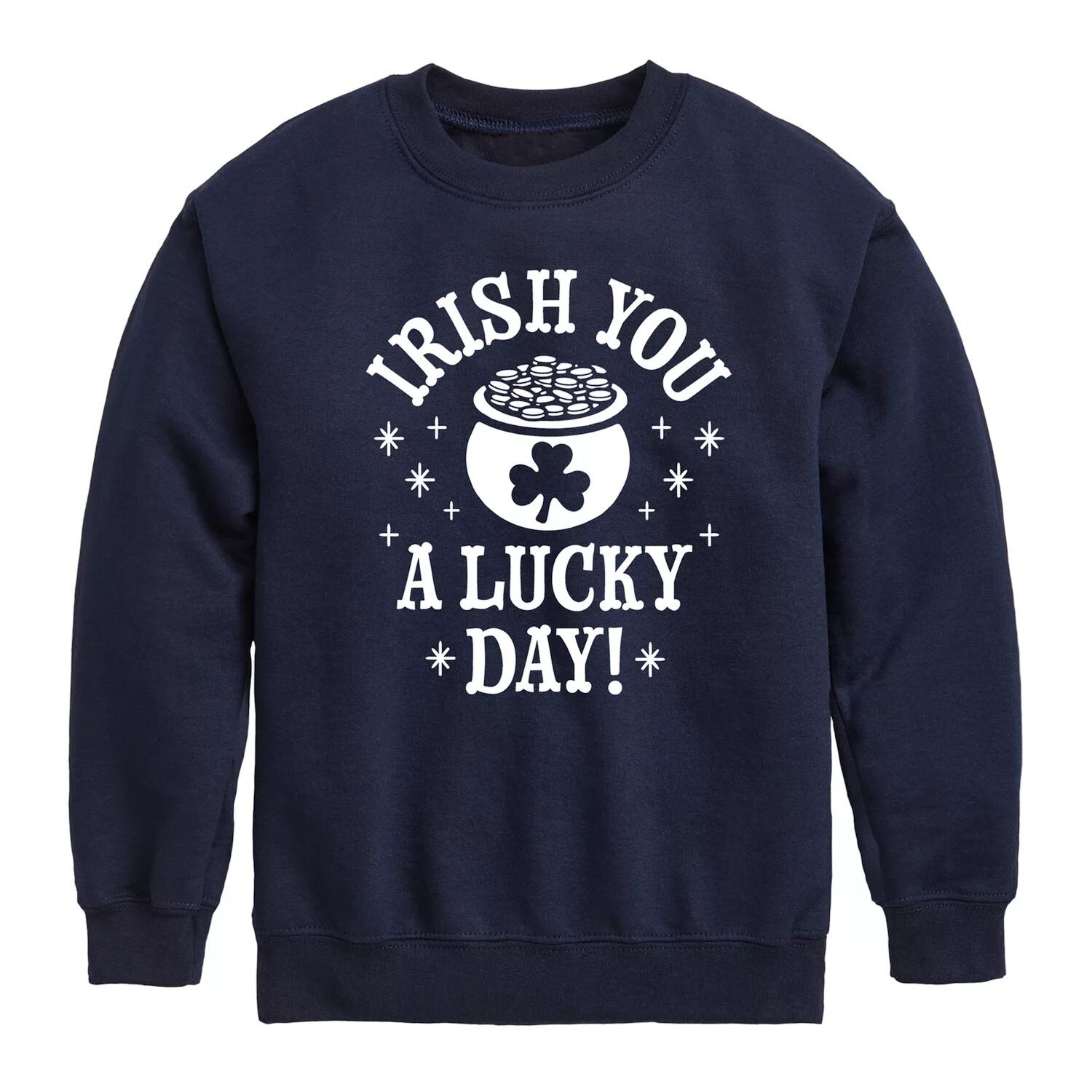 

Флисовый свитшот с рисунком Irish You A Lucky Day для мальчиков 8–20 лет Licensed Character