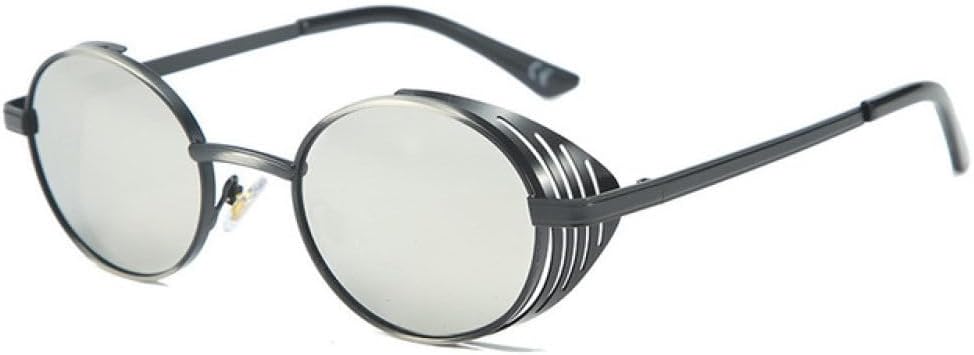 

Винтажные овальные солнцезащитные очки 2027 года для женщин и мужчин, круглые солнцезащитные очки в стиле стимпанк, ретро, ​​очки с защитой от УФ-излучения UV400 MTZJH, C3