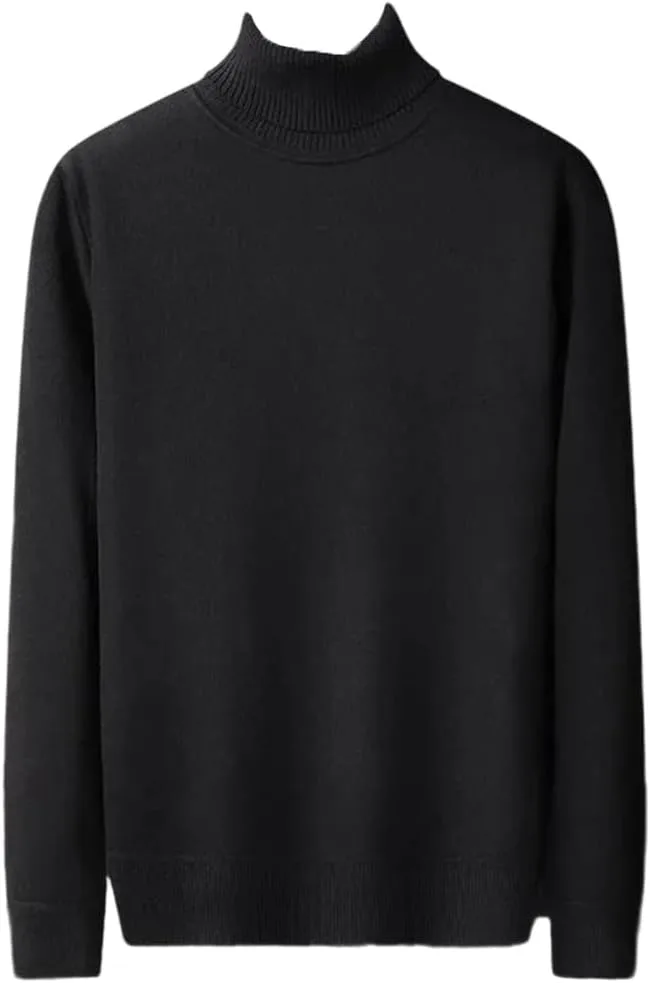 

Мужской повседневный свитер Slim Fit с длинным рукавом и воротником-гольф