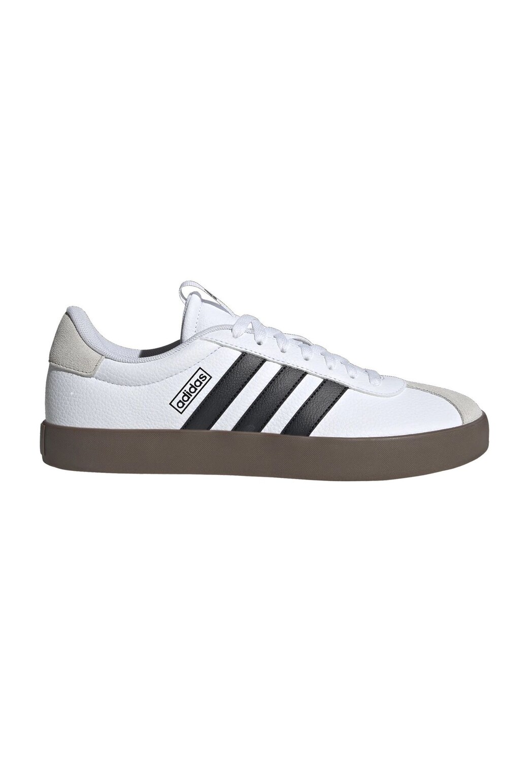 Мужские кожаные кроссовки VL Court 3.0 adidas, цвет Ftwwht Cblack Greo — фото 3