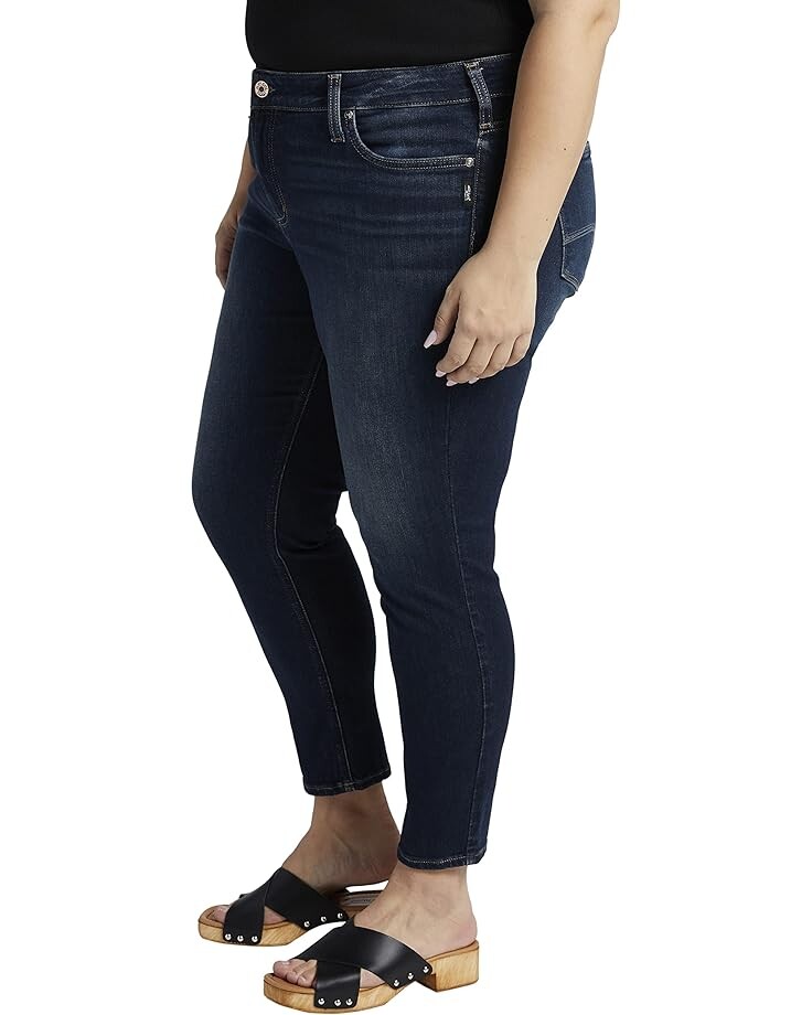 

Джинсы Silver Jeans Co. Plus Size Elyse Skinny Crop W43027EPX429, индиго