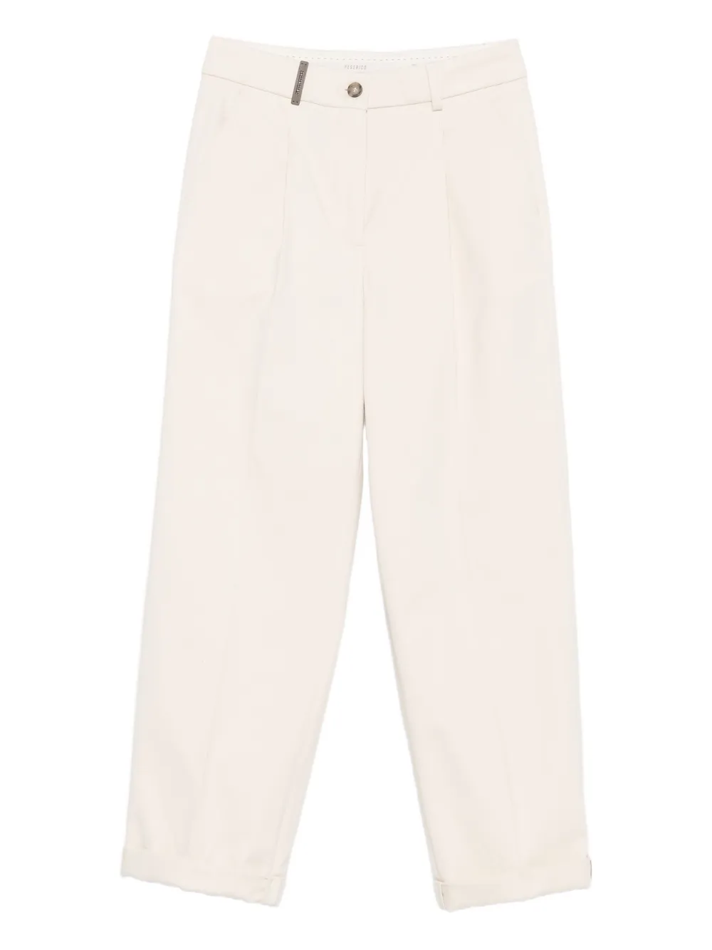 

Брюки прямого кроя Peserico, нейтральный