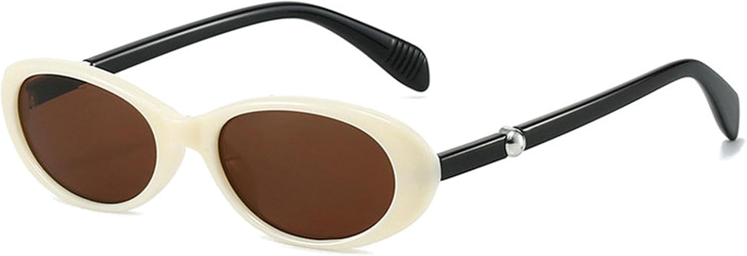 

Солнцезащитные очки Willochra в винтажном овальном стиле для женщин и мужчин, ретро, ​​маленькие, в стиле Y2K, модные, стильные, узкие, для активного отдыха и путешествий, с защитой от УФ-излучения UV400, C6