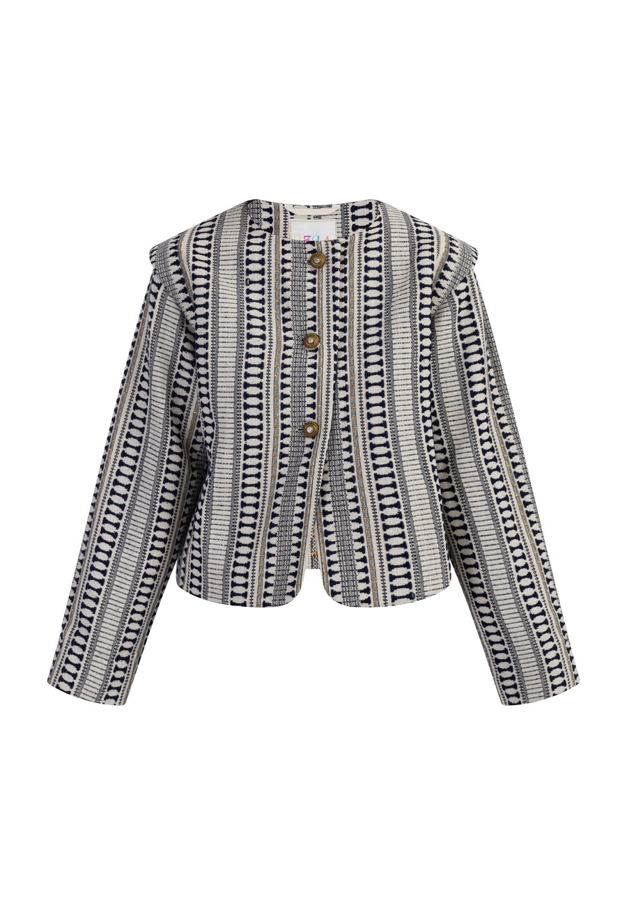 

Блейзер IZIA, цвет Navy/Wool white