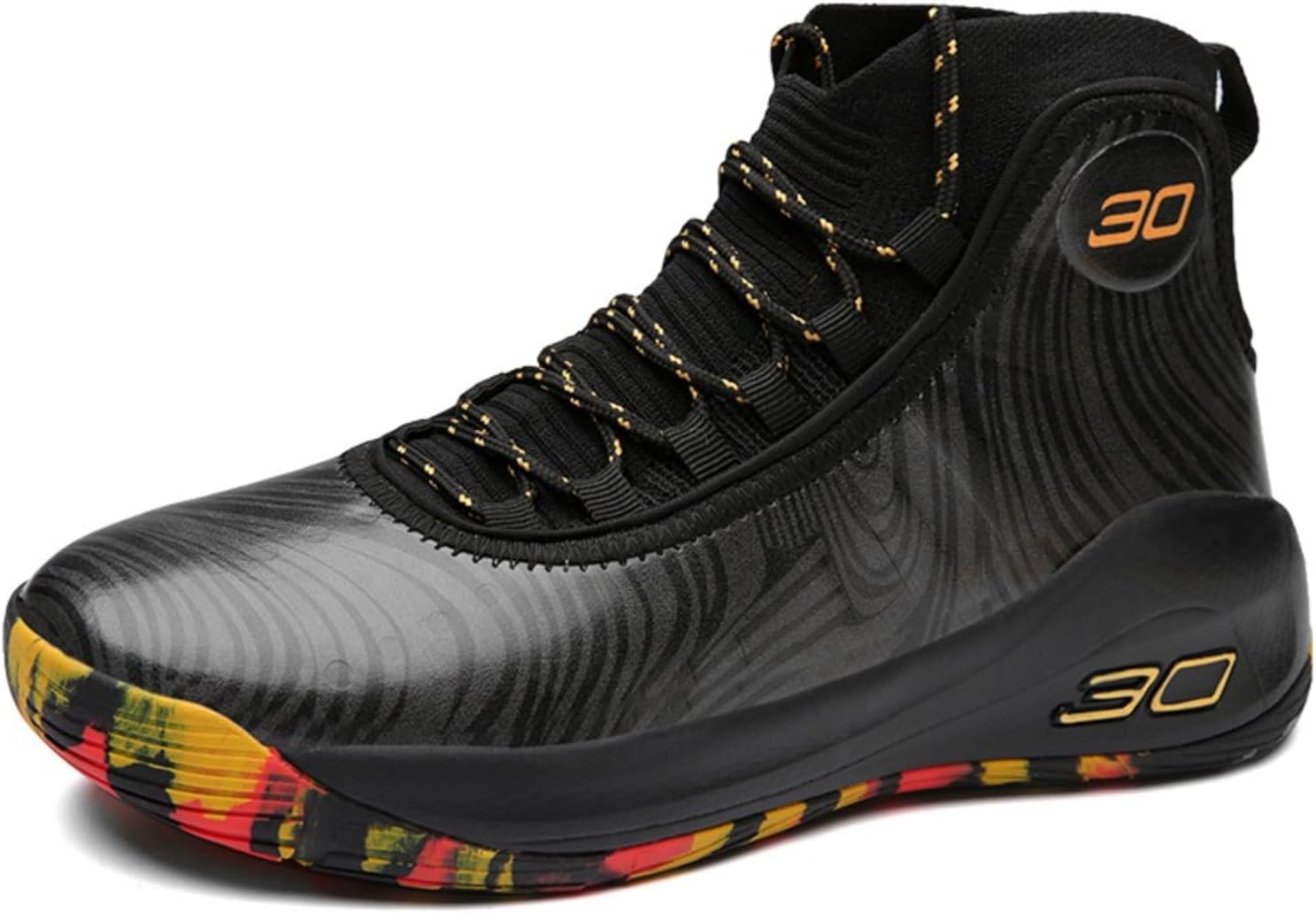 

Мужские дышащие баскетбольные кроссовки на высокой подошве с шнуровкой, амортизирующей поддержкой голеностопа, легкие, мягкие, с нескользящей резиновой подошвой для занятий спортом в помещении и на улице, пробежек, тенниса и волейбола Netehadi