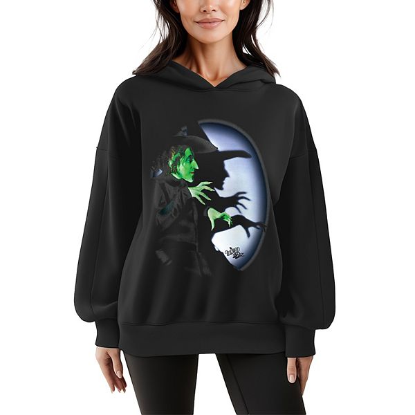 

Женский оверсайз худи с капюшоном из флиса The Wizard of Oz Wicked Witch of the West Licensed Character
