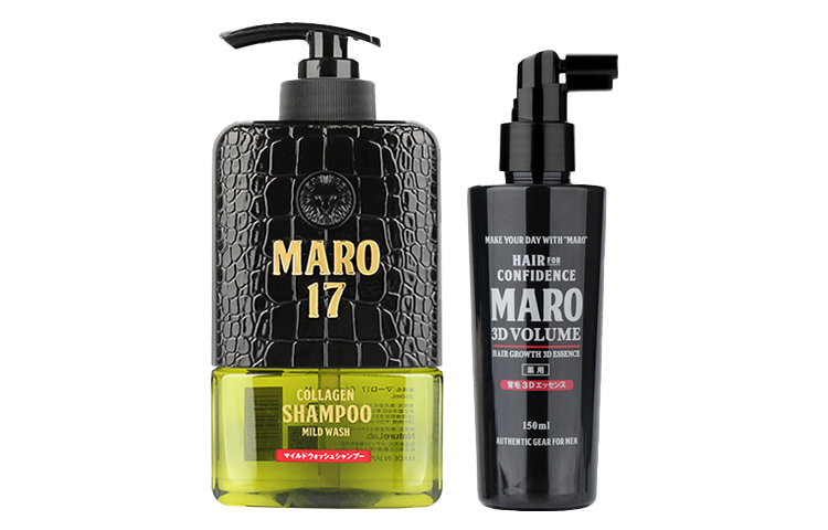 

Maro Шампунь для предотвращения выпадения волос с коллагеном и яичным белком, питательный, 350 мл + Эссенция для роста волос, 150 мл