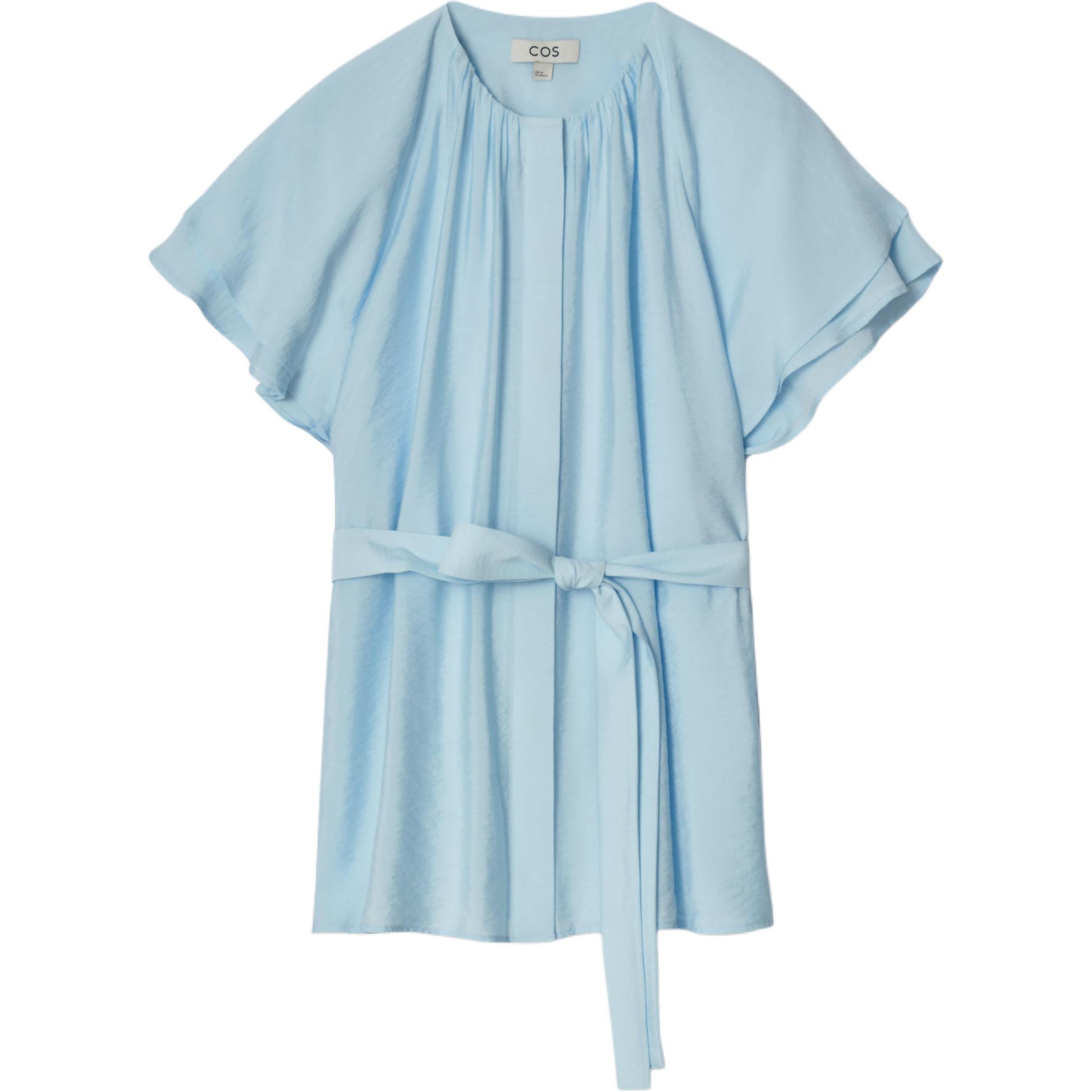 

COS Женская рубашка светло-голубого цвета
