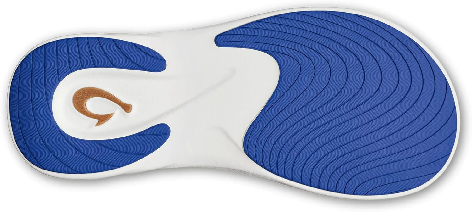 

Мужские сланцы OLUKAI Komo, водостойкая обувь с мягкой ремешковой стелькой, комфорт и поддержка на весь день, синий