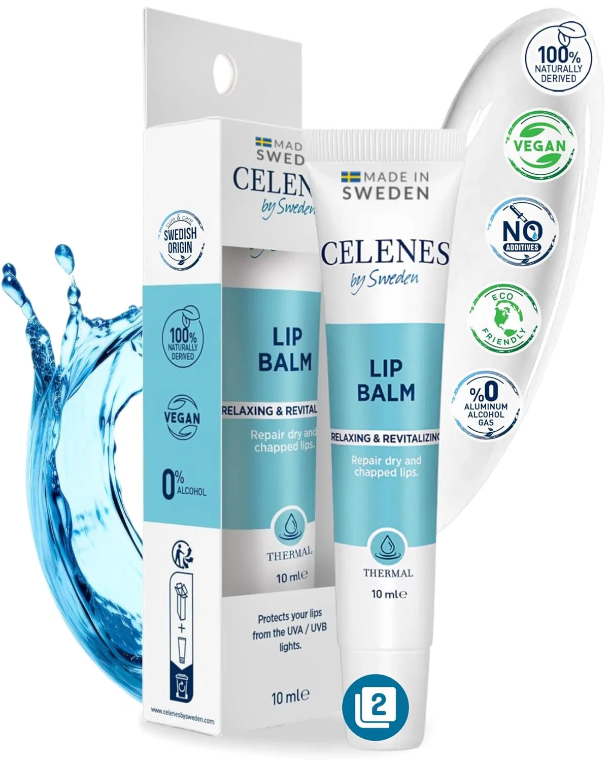 Интенсивный увлажняющий бальзам для губ Celenes by Sweden с морошкой SPF 15 Celenes By Sweden