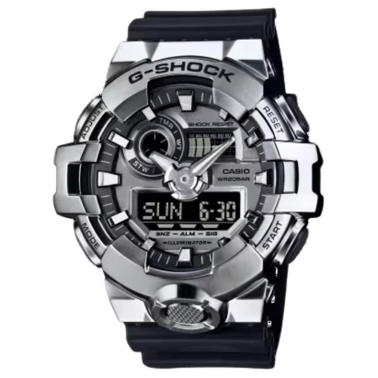 

CASIO Часы G Shock G Steel GM700P 6A, Silver Dial GM-700-1A
