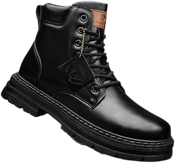 

Мужские повседневные ботинки Azttoztto с молнией, стиль Чакка, походные ботинки, черный