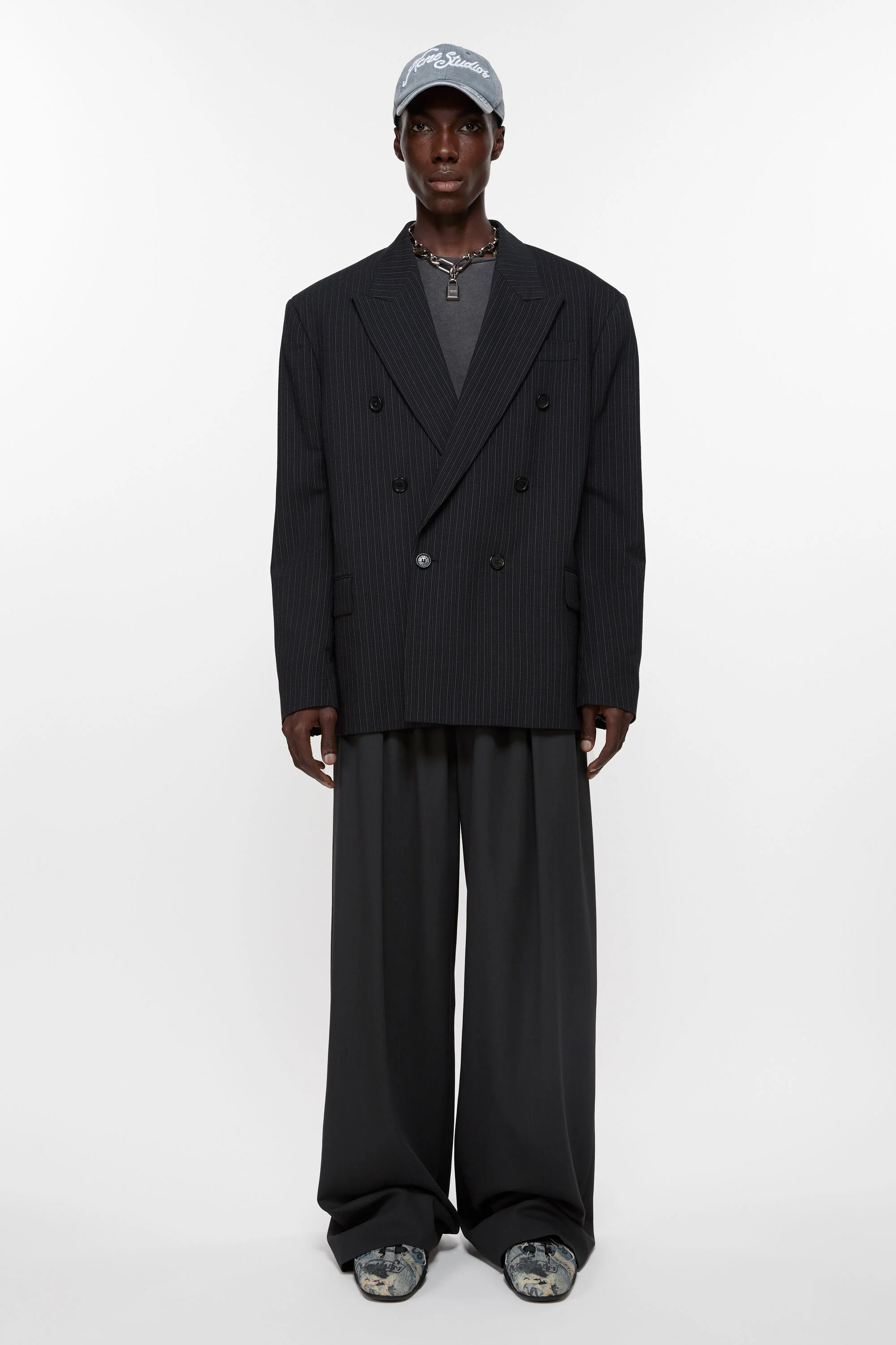 

Пиджак свободного кроя Acne Studios, черный