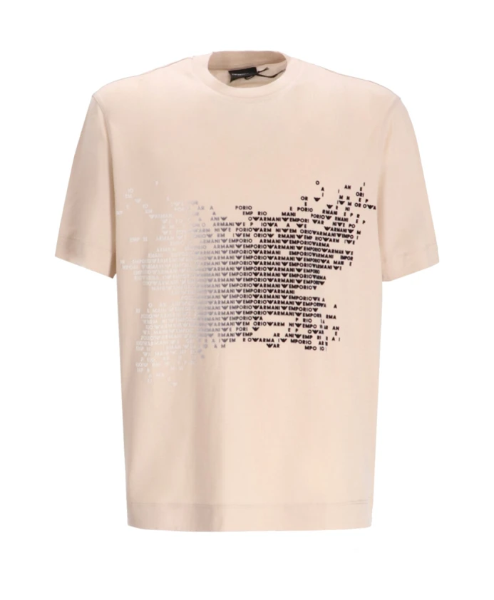 

Футболка с коротким рукавом Emporio Armani, бежевый
