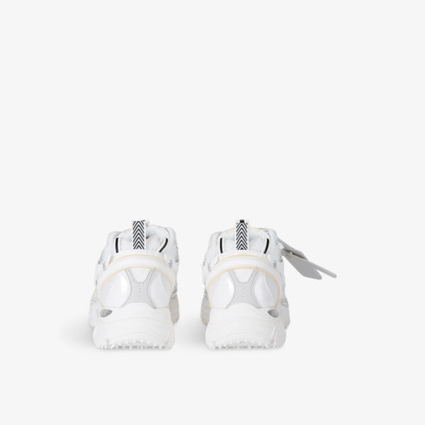 Низкие кроссовки Be right back из сетки и искусственной кожи Off-White C/O Virgil Abloh, белый — фото 4