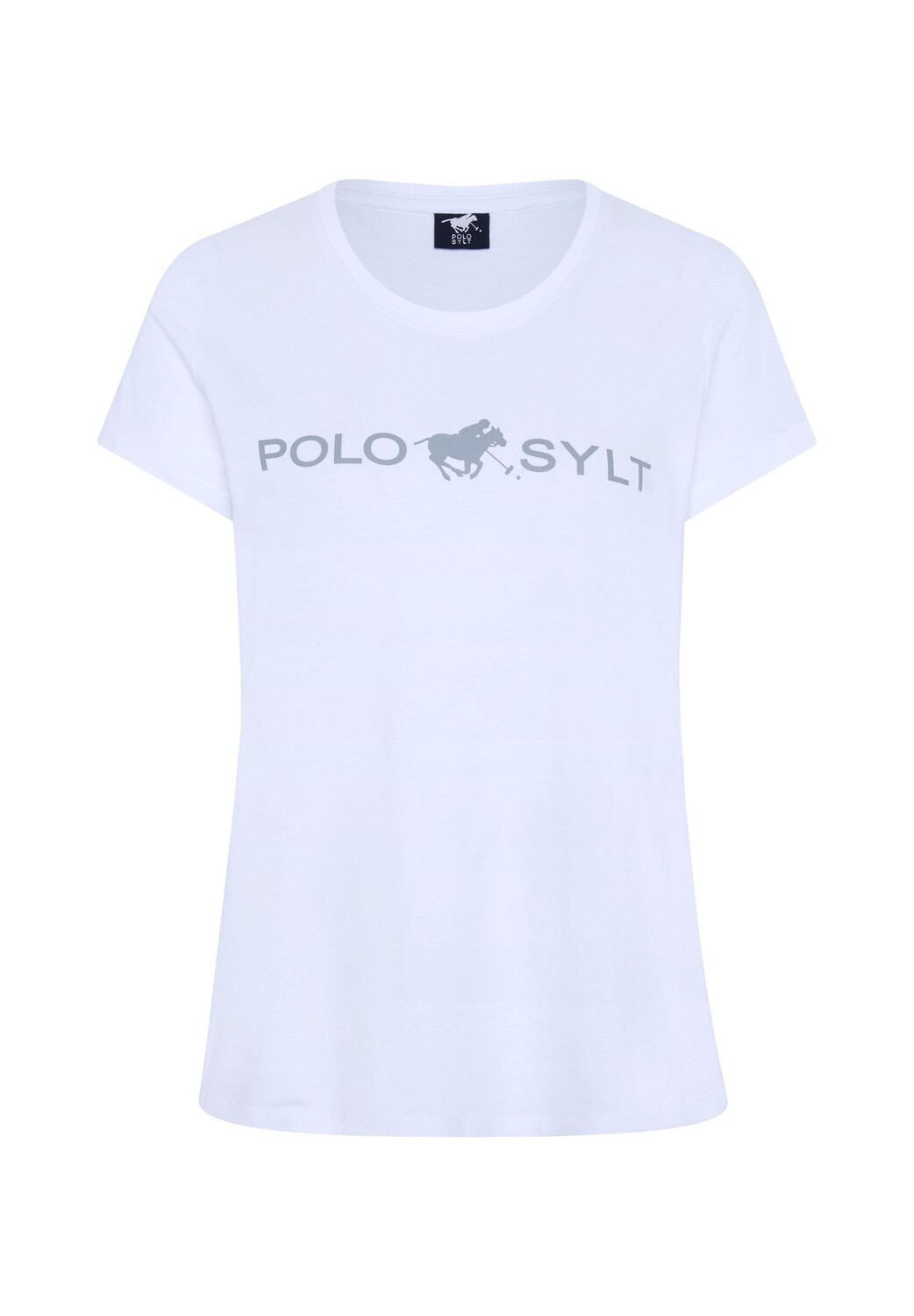 

Футболка с принтом этикетки POLO SYLT, цвет Bright White