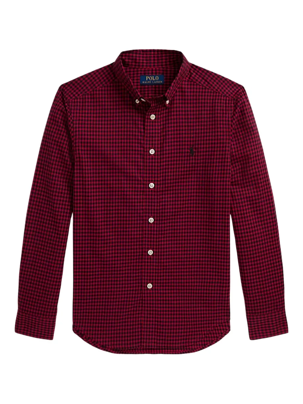 

Рубашка в клетку "гингем" Polo Ralph Lauren Kids, красный