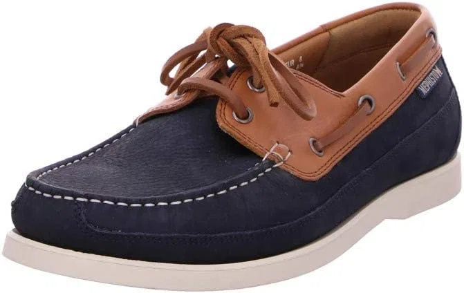 Туфли Mephisto Boating Grizzly 142 Desert Men's Derby, Blue